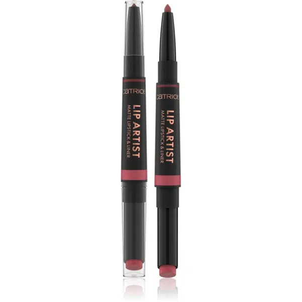 Catrice Lip Artist Matte Lipstick & Liner rtěnka + tužka na rty s matným efektem odstín 020 Never Apart 1.74 g