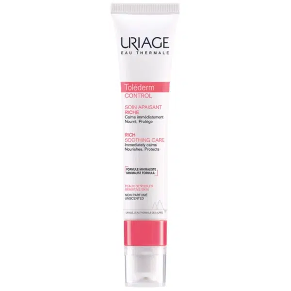 Uriage Zklidňující pleťový krém Toléderm (Control Rich Care) 40 ml