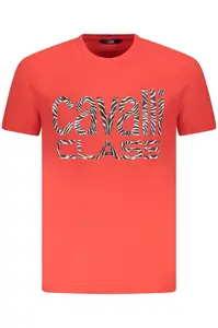 Cavalli Class červené tričko s krátkým rukávem