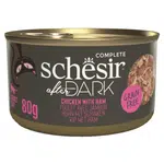 SCHESIR After Dark Wholefood konzerva pro kočky kuře a šunka 80 g