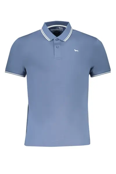 Pánské modré polo triko Harmont &amp; Blaine