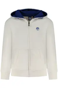 Dětská mikina na zip NORTH SAILS bílá