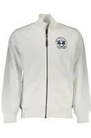 Bílá pánská mikina na zip