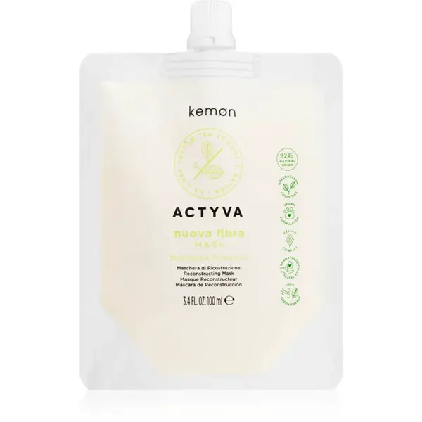 Kemon Actyva Nuova Fibra maska pro slabé a poškozené vlasy 100 ml