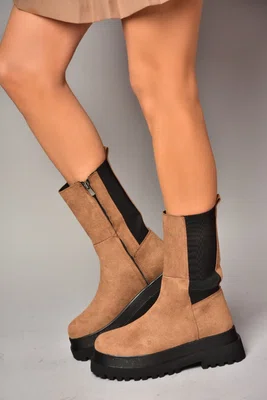 Fox Shoes Tan Women's Suede Boots