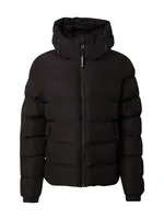 Superdry Zimná bunda  čierna