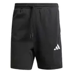 ADIDAS SPORTSWEAR Športové nohavice 'Essentials 3-Stripes Single Jersey Shorts'  čierna / biela