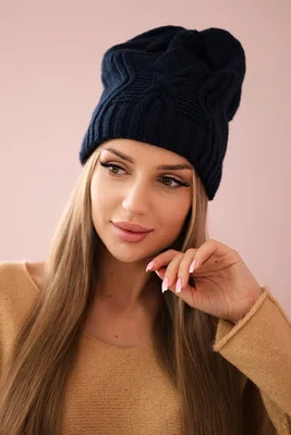 Kesi Fleecová čepice Sylwia K244 navy blue