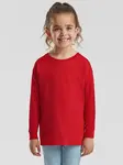 Červené dětské tričko Valueweight Fruit of the Loom