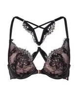 Hunkemöller Podprsenka 'Cynthia'  telová / čierna