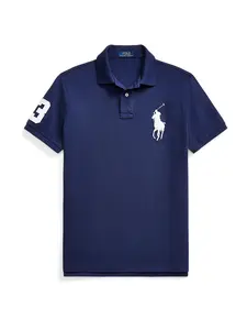 Polo Ralph Lauren Tričko  námornícka modrá / biela