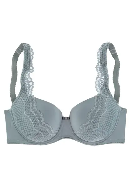 LASCANA Podprsenka  modrosivá