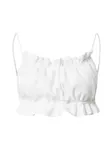 Bardot Top 'BARELY THERE'  biela