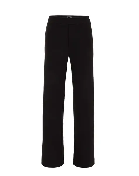 WE Fashion Nohavice  čierna