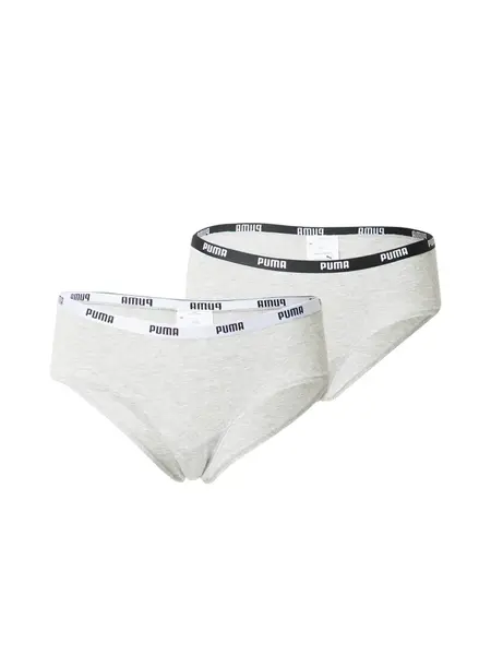 PUMA Nohavičky  sivá melírovaná / čierna / biela