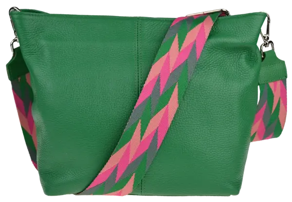 NovaKabelka.sk Prisca Verde Chiaro s prídavným popruhom