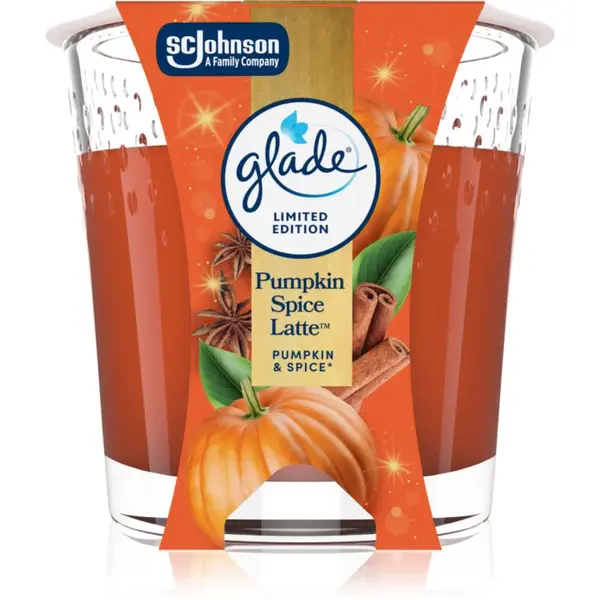 GLADE Pumpkin Spice Latté vonná svíčka 112 g