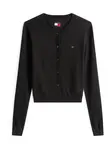 Tommy Jeans Kardigán 'ESSENTIAL'  čierna