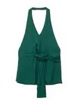 Pull&Bear Blúzka  tmavozelená