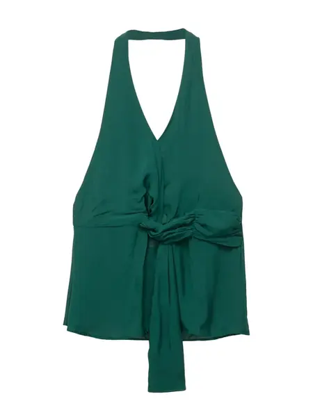 Pull&Bear Blúzka  tmavozelená