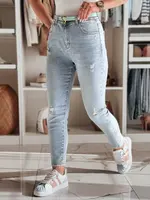 Spodnie damskie jeansowe slim fit STEFANIA niebieskie Dstreet