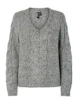 PIECES Sveter 'NINA'  sivá melírovaná