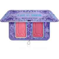 NYX Professional Makeup Bridgerton Royal Blush paleta tvářenek odstín 02 Lady In Silver 2x5 g