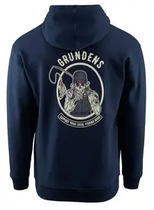 Grundéns mikina displacement dwr hoodie sl guides dark navy - xxl