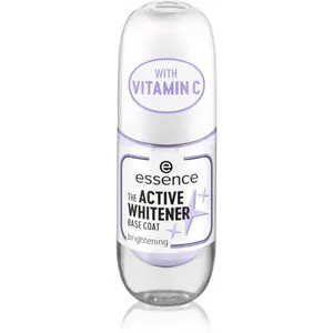 essence Active Whitener podkladový lak na nehty s bělicím účinkem 8 ml