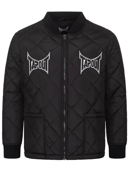 Tapout Prechodná bunda 'Punkass'  čierna / biela