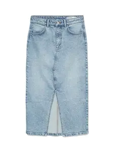 VERO MODA Sukňa 'Natalie'  modrá denim
