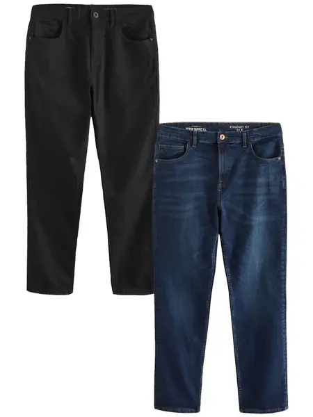 Next Džínsy  modrá / čierna