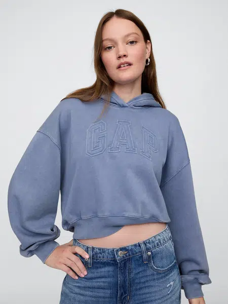 GAP Oversize crop mikina - Dámské