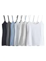 The Set Top  nebielená / pastelovo modrá / svetlomodrá / farby bahna / svetlosivá / čierna / biela