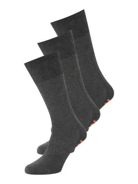 FALKE Ponožky  tmavosivá / oranžová