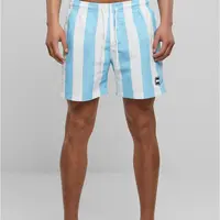 Vzor plavecké šortky balticbluebarstripe