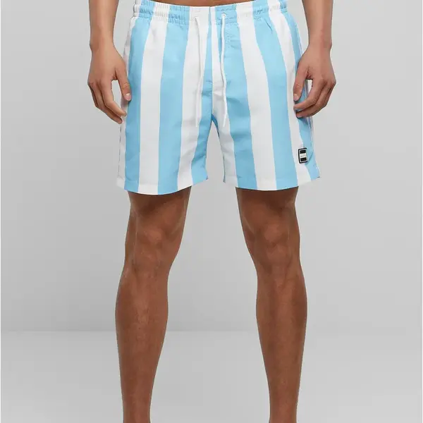 Vzor plavecké šortky balticbluebarstripe