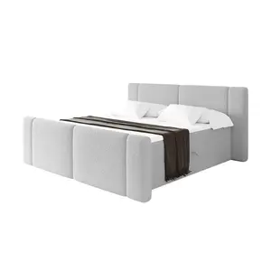 ALTDECOR POSTEL boxspring s matrací H3 - EVON Zanozek - 200x200 cm Světle šedá