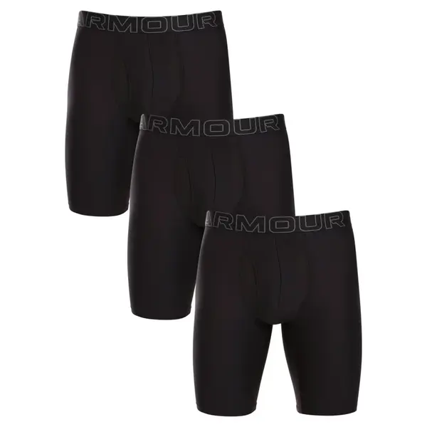 Under Armour 3PACK pánské boxerky černé (1383880 001) M