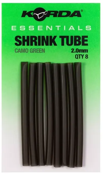 Korda zmršťovacia hadička essentials shrink tube 8 ks - 2,0 mm
