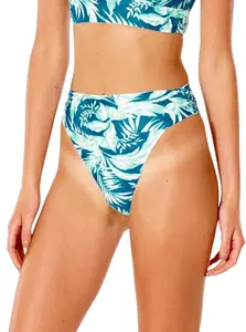 Rip curl dámský spodní díl plavek Sun Rays Mirage Dark Teal | Modrá | Velikost L