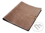 Šanon A4 s nýty - Hnědý semiš