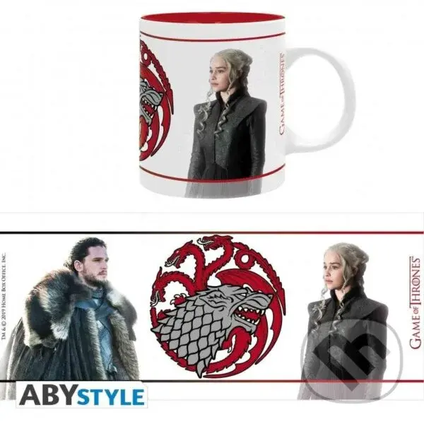Game of Thrones Hrnček: Jon & Daenerys