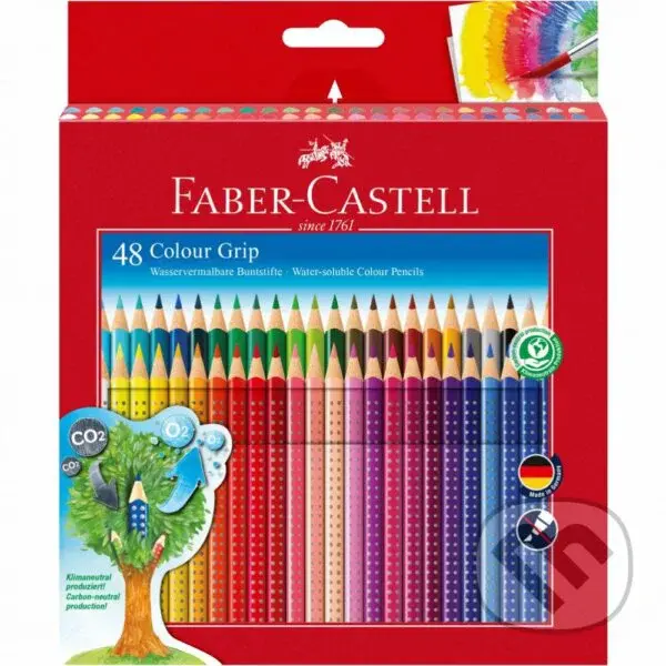 Pastelky akvarelové Colour Grip 48 farebné set