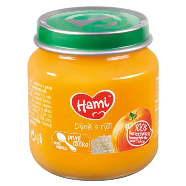 HAMI První lžička Dýně s rýží od 4.měsíce 125 g