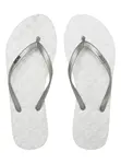 Roxy dámské žabky Viva IV Metallic Silver | Šedá | Velikost 8 US
