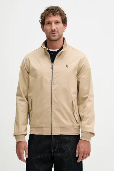 U.S. Polo Assn.  pánská přechodová bavlněná bunda Harrington