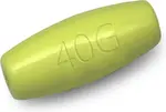 Black cat olovo front zone weight glow - 40 g 3 ks