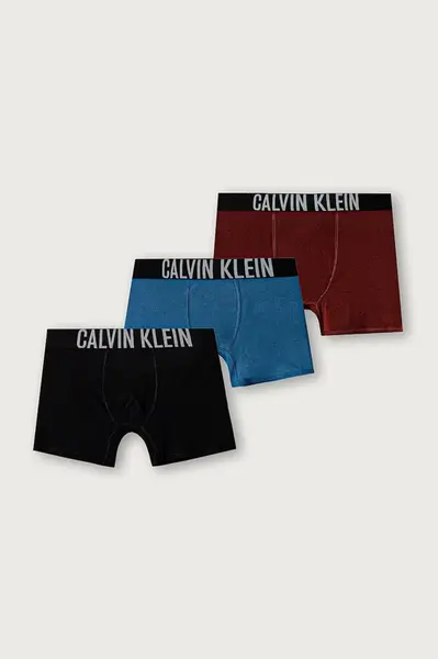 Calvin Klein Underwear  přiléhavé boxerky dětské bavlněné s elastanem 3-pack