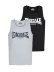 Lonsdale Men's singlet regular fit double pack